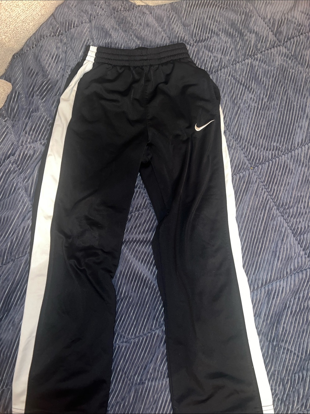 Boys Nike Dri-FIT track pants Black & White